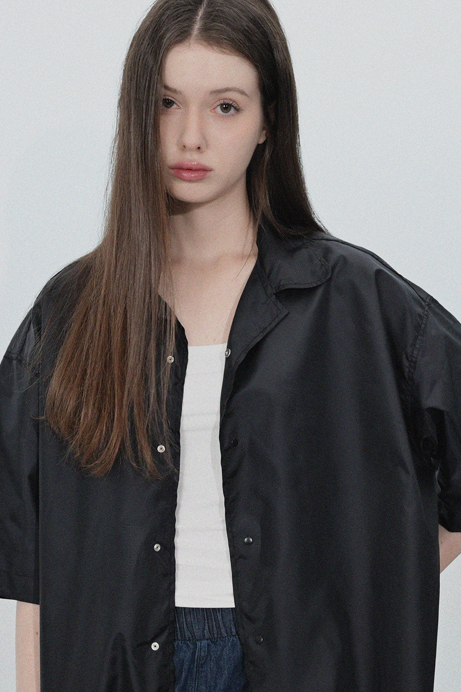 Ripstop Covered Shirt Jacket — D.Navy