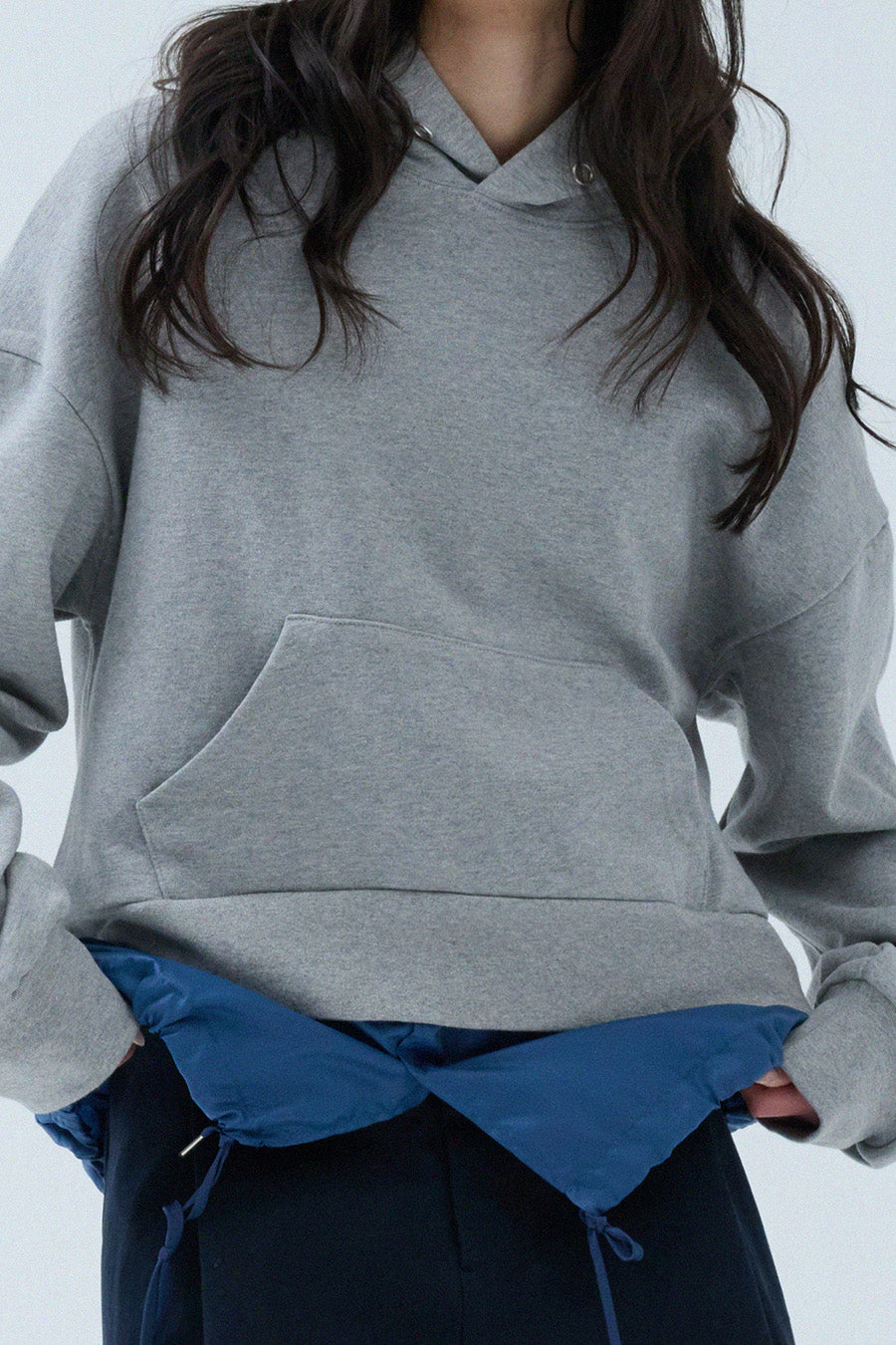 Imbalance Sweat Hoodie — Lava Gray