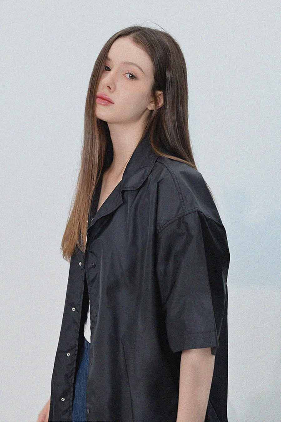 Ripstop Covered Shirt Jacket — D.Navy