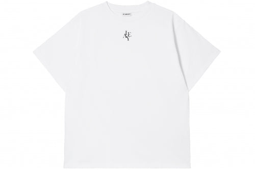 LE AREVEY SYMBOL NECKLESS T-SHIRT WHITE [WOMAN]