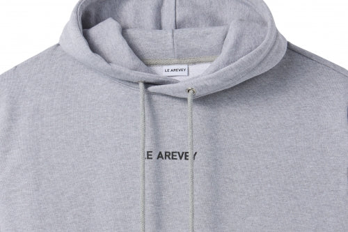 LE AREVEY ORIGINAL LOGO HOODIE GRAY