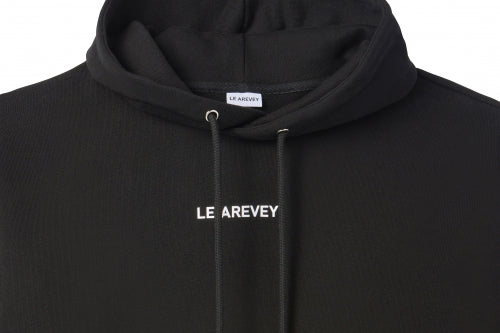 LE AREVEY ORIGINAL LOGO HOODIE BLACK