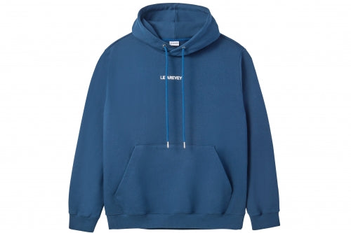 LE AREVEY ORIGINAL LOGO HOODIE INDIGO BLUE