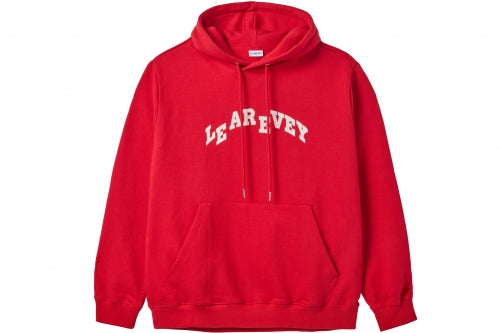 LE AREVEY ARCH LOGO HOODIE RED