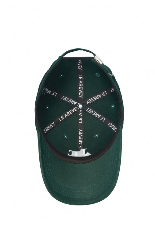 LE AREVEY SYMBOL BALLCAP DEEP GREEN