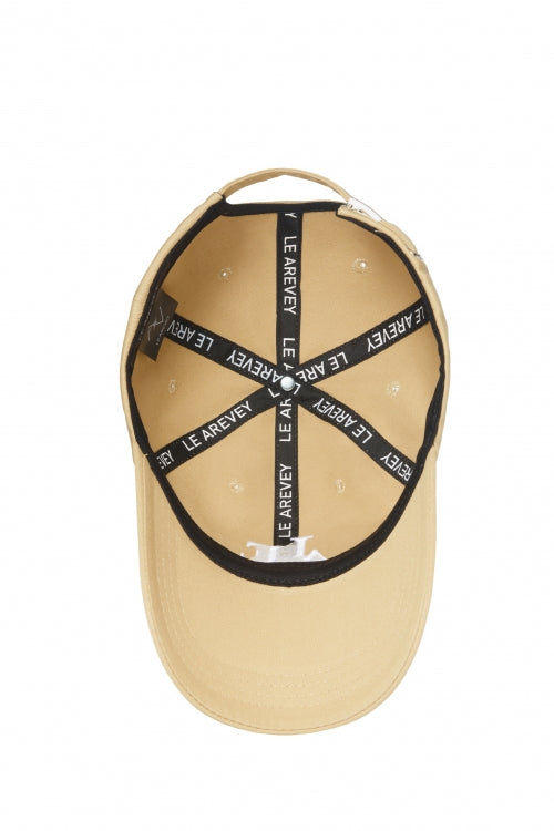 LE AREVEY SYMBOL BALLCAP BEIGE