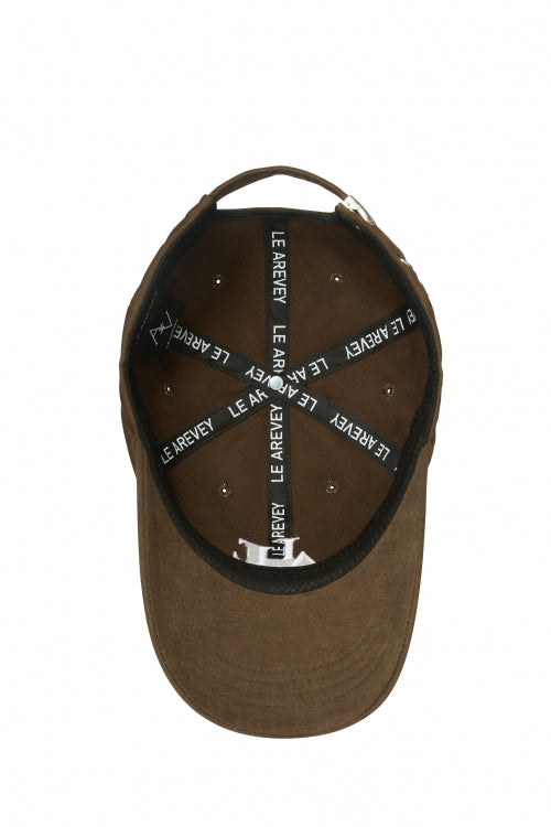 LE AREVEY SYMBOL BALLCAP WASHING BROWNIE