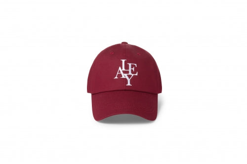 LE AREVEY SYMBOL BALLCAP BURGUNDY