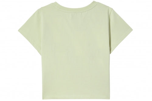 CROWN SYMBOL LOGO CROPPED T-SHIRT MELON [WOMAN]