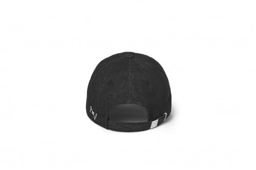 LE AREVEY DENIM SYMBOL BALLCAP BLACK
