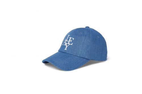 LE AREVEY DENIM SYMBOL BALLCAP BLUE