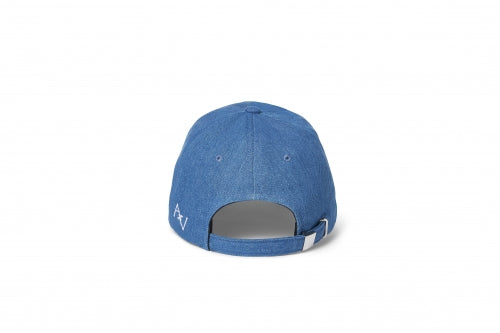 LE AREVEY DENIM SYMBOL BALLCAP BLUE