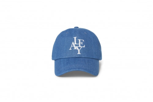 LE AREVEY DENIM SYMBOL BALLCAP BLUE