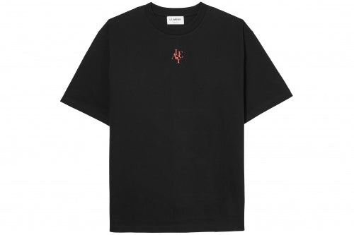 SYMBOL NECKLESS T-SHIRT BLACK/RED