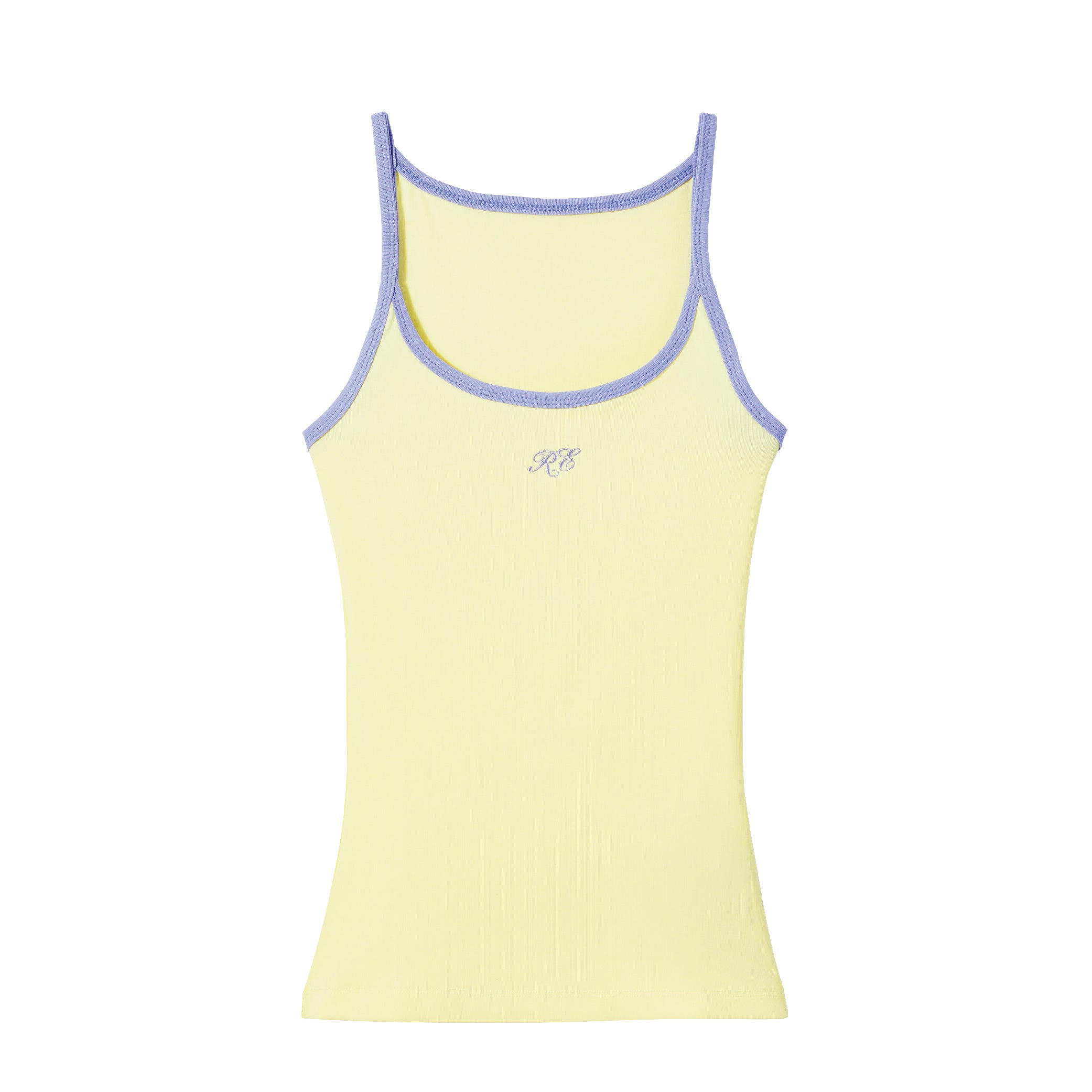 RE LOGO SLEEVELESS YELLOW/VIOLET