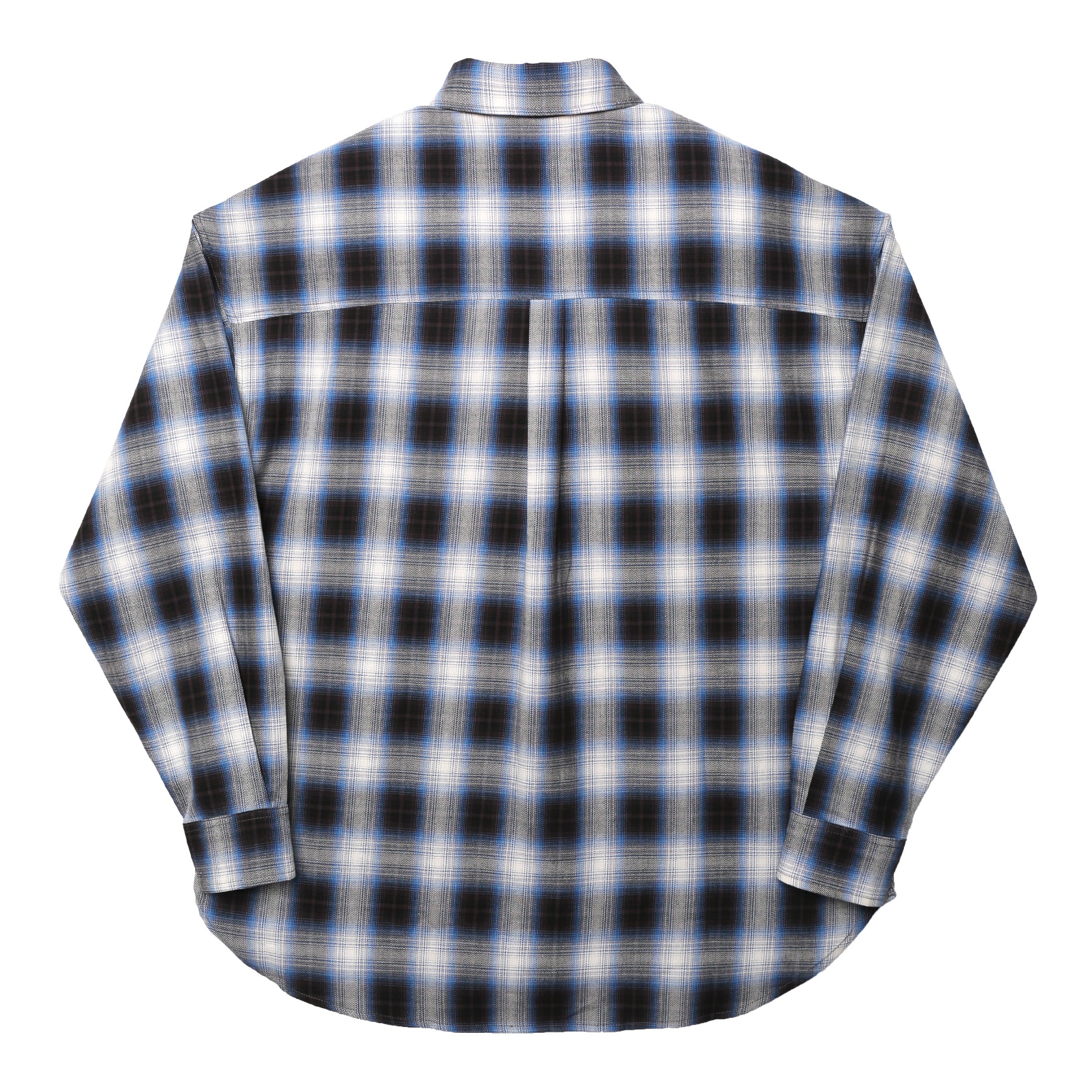 LE AREVEY PLAID SHIRT - BLUE