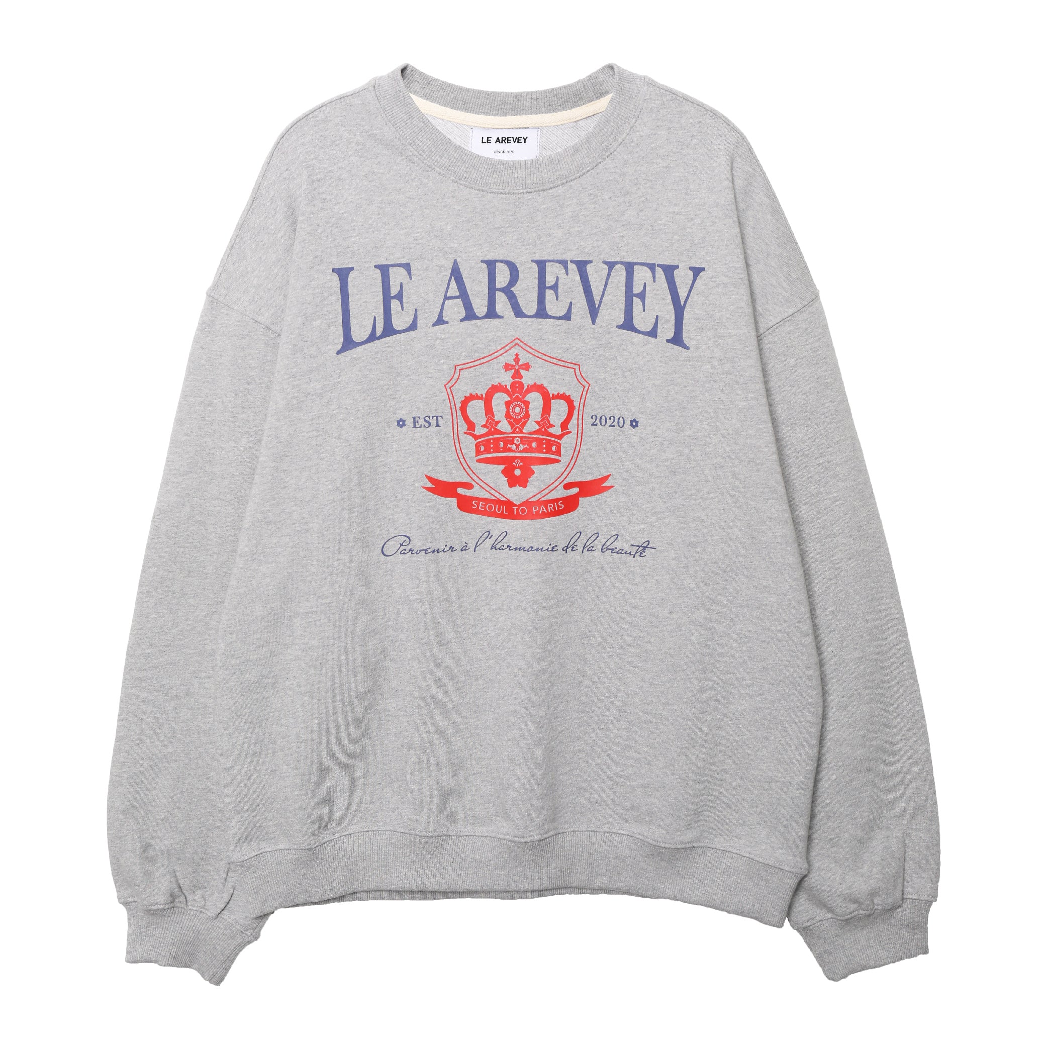 CROWN SYMBOL SWEATSHIRT [GRAY]