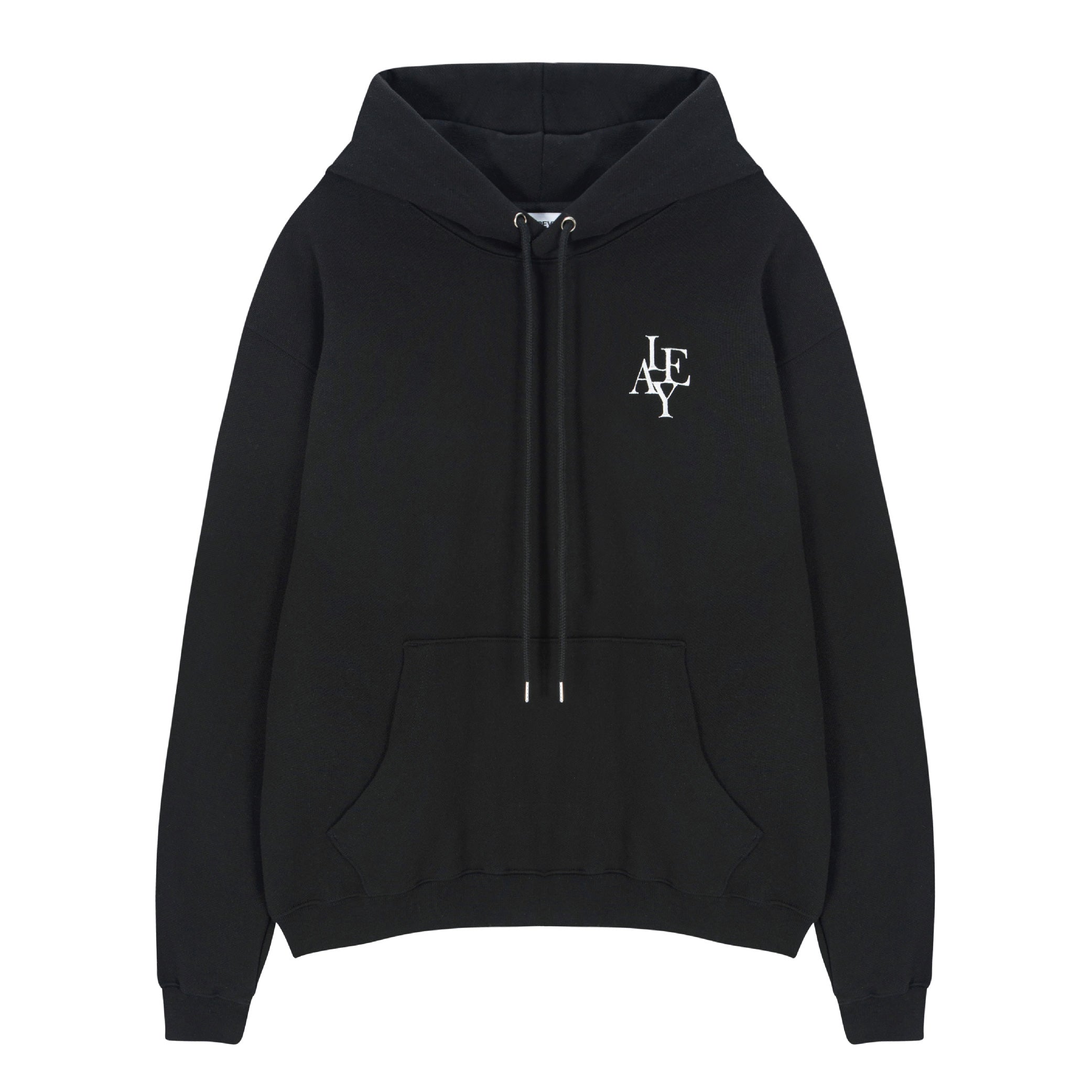 LE AREVEY SYMBOL HOODIE BLACK