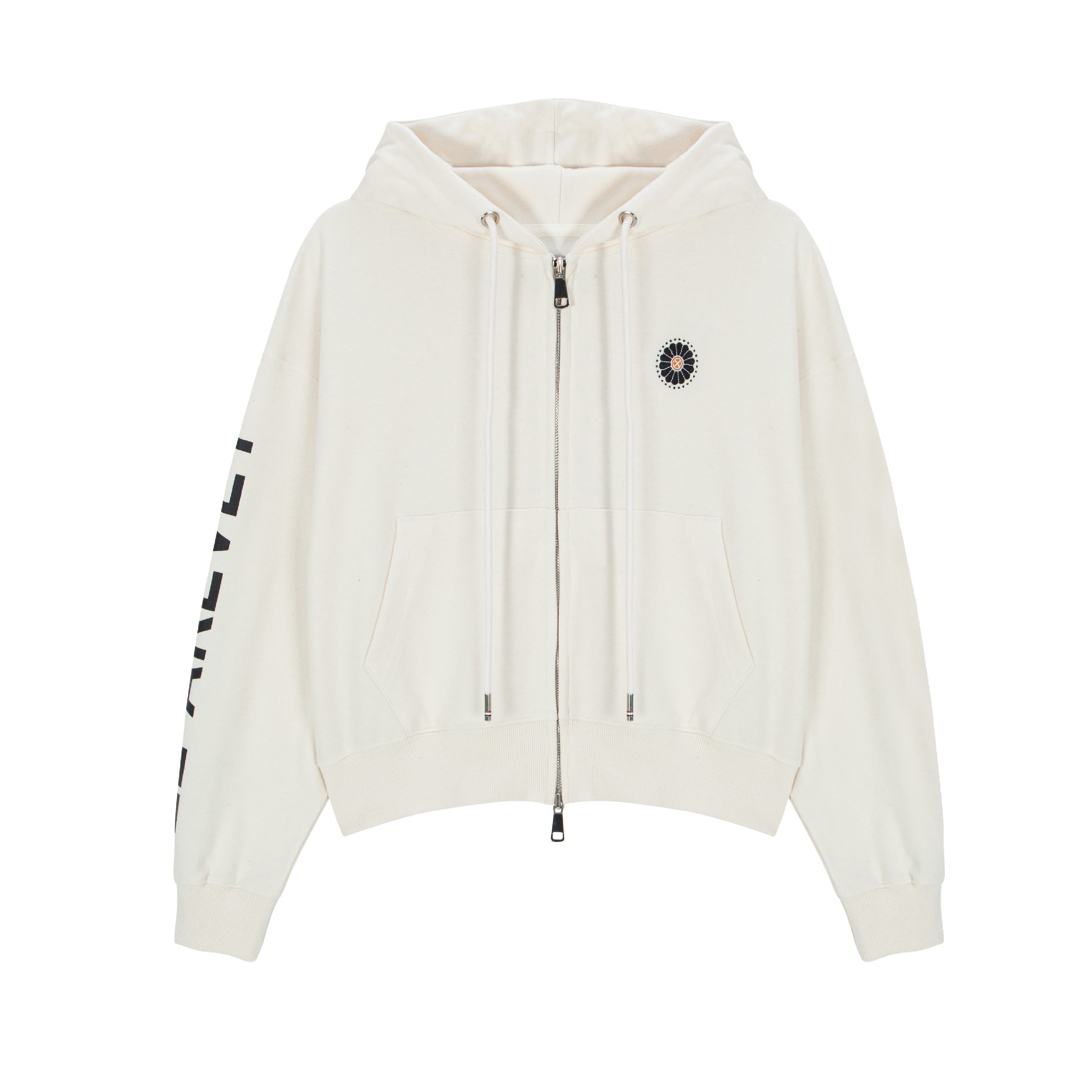 Fior Da FULL-ZIPUP HOODIE IVORY [WOMAN]