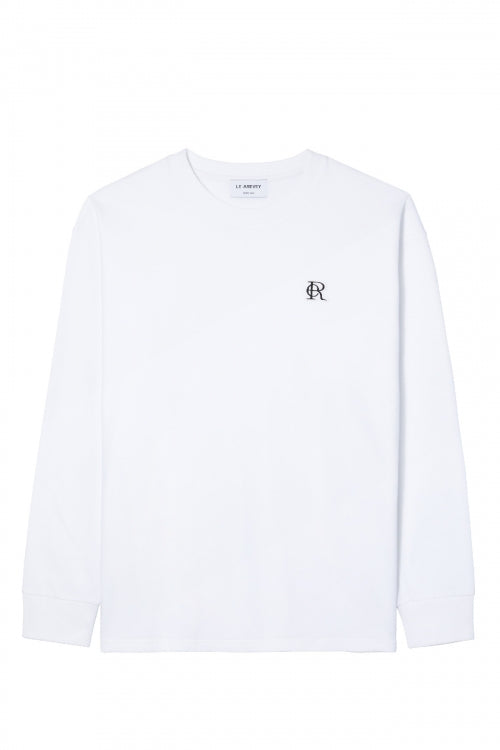 Re LOGO PATCH SLEEVE [WHITE/BLACK]