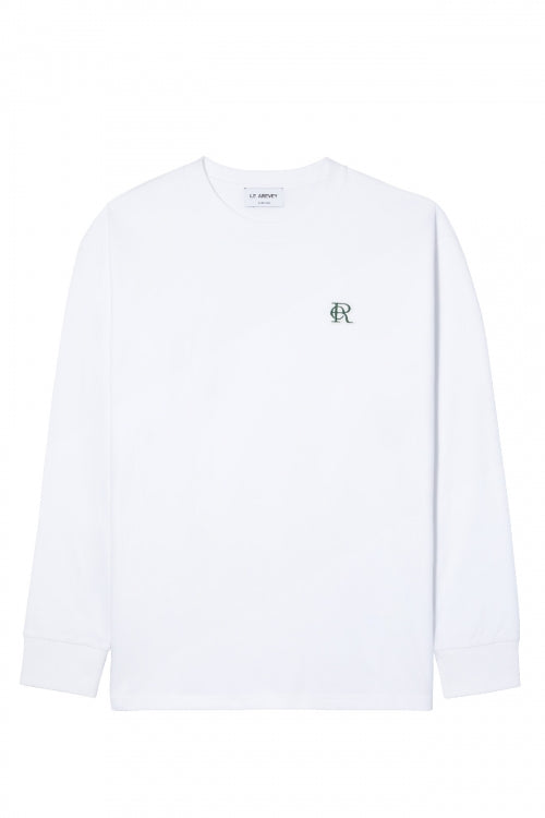 Re LOGO PATCH SLEEVE [WHITE/GREEN]