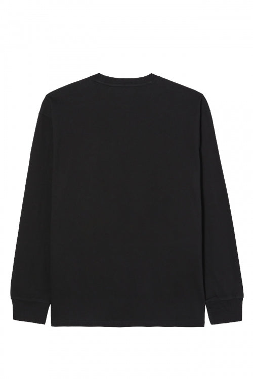 Re LOGO PATCH SLEEVE [BLACK/BLUE]