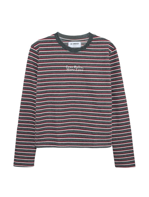 SLEEVE CHARCOAL / BURGUNDY