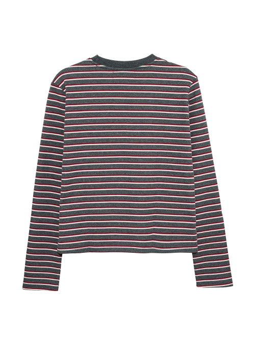 SLEEVE CHARCOAL / BURGUNDY
