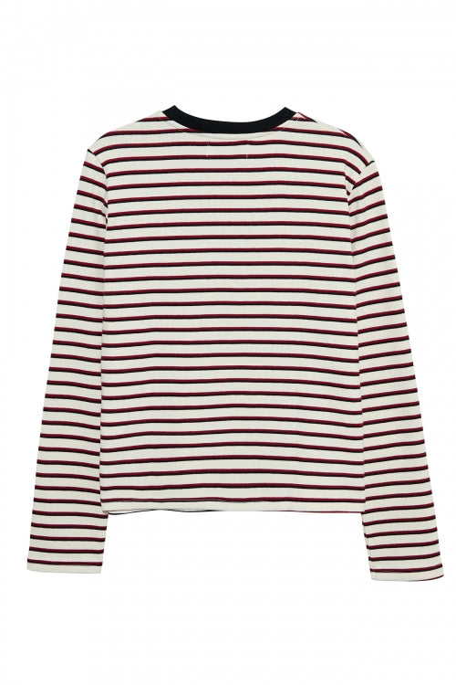 SLEEVE CREAM / BURGUNDY