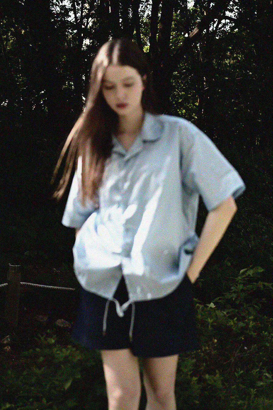 Ripstop Covered Shirt Jacket — S.Blue (Women's)