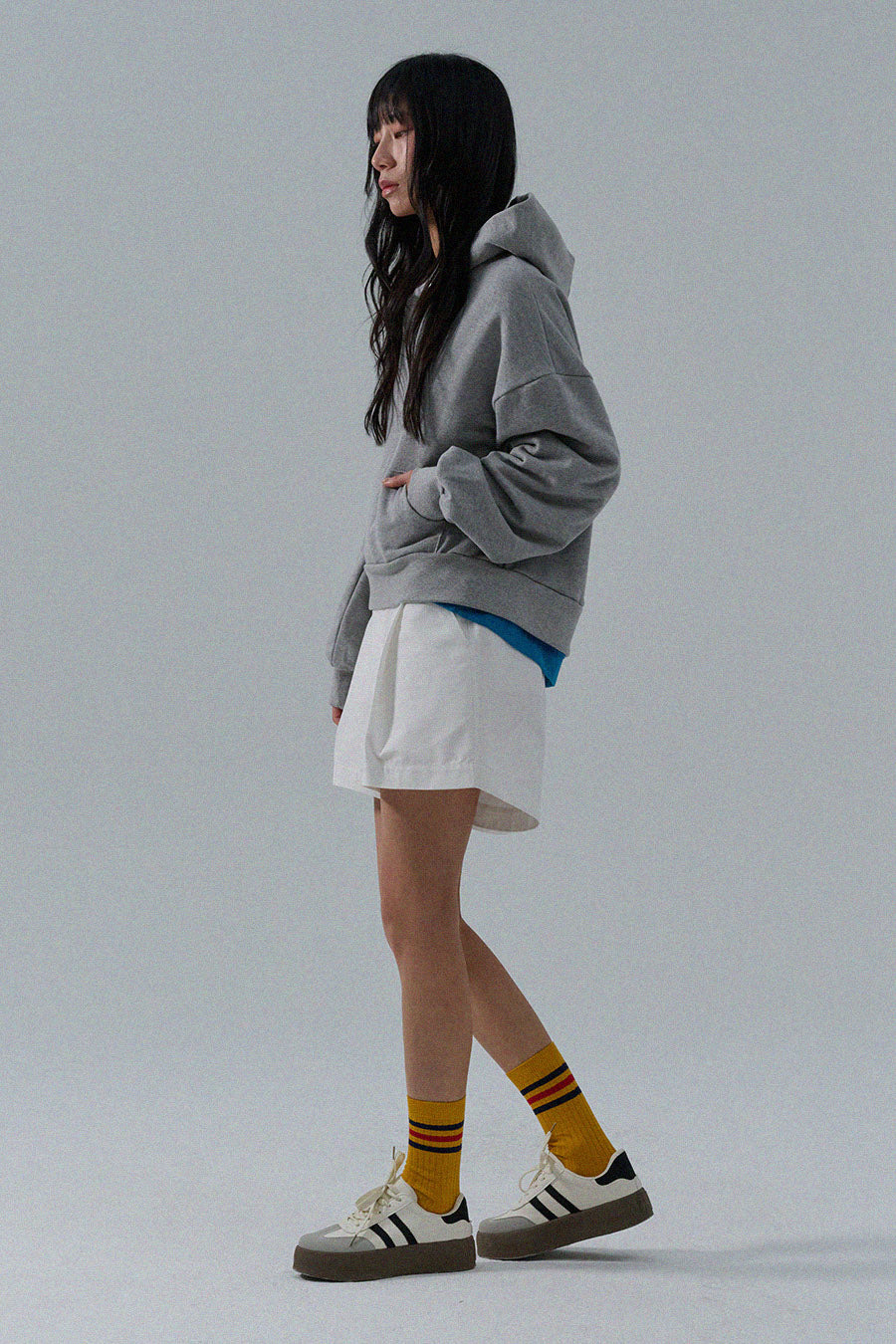 Imbalance Sweat Hoodie — Lava Gray
