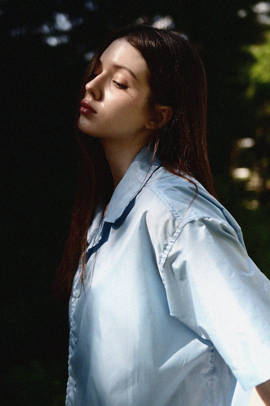 Ripstop Covered Shirt Jacket — S.Blue (Women's)