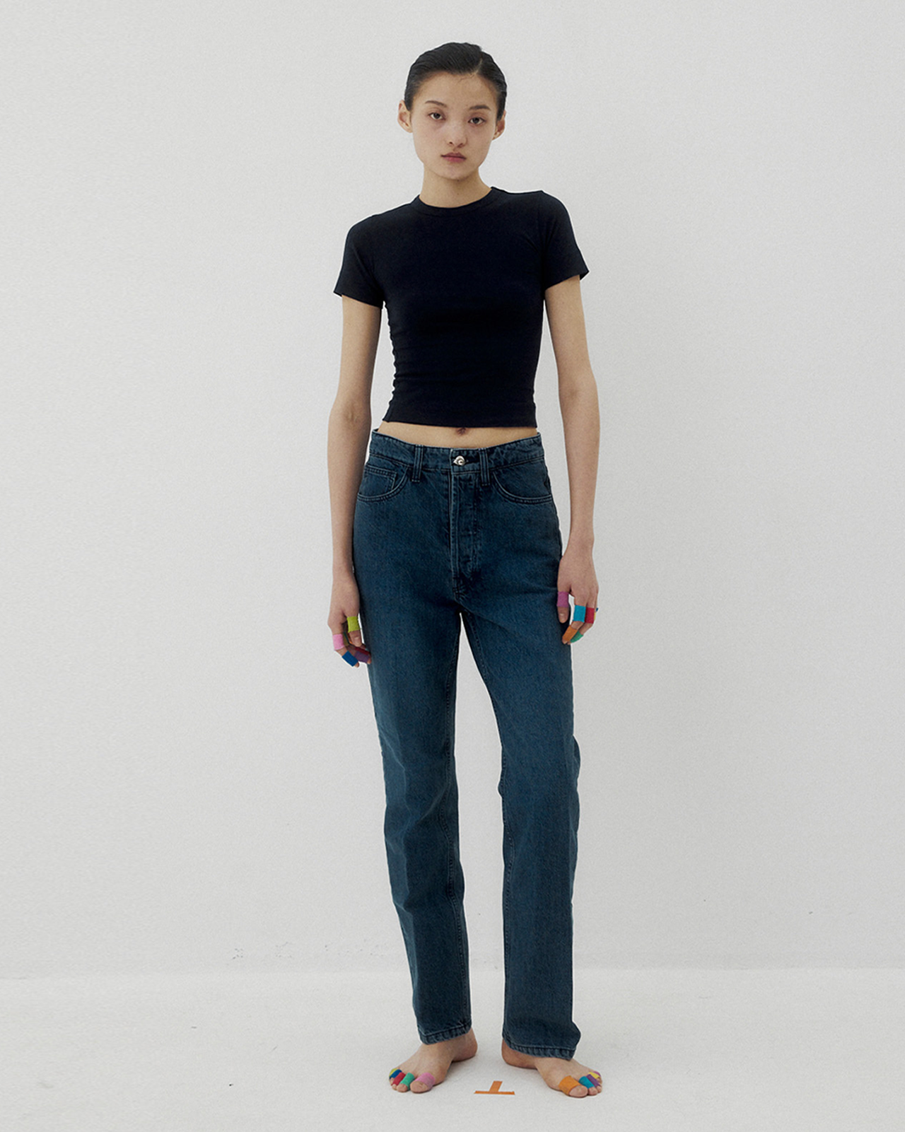 Horangee canton straight leg pants
