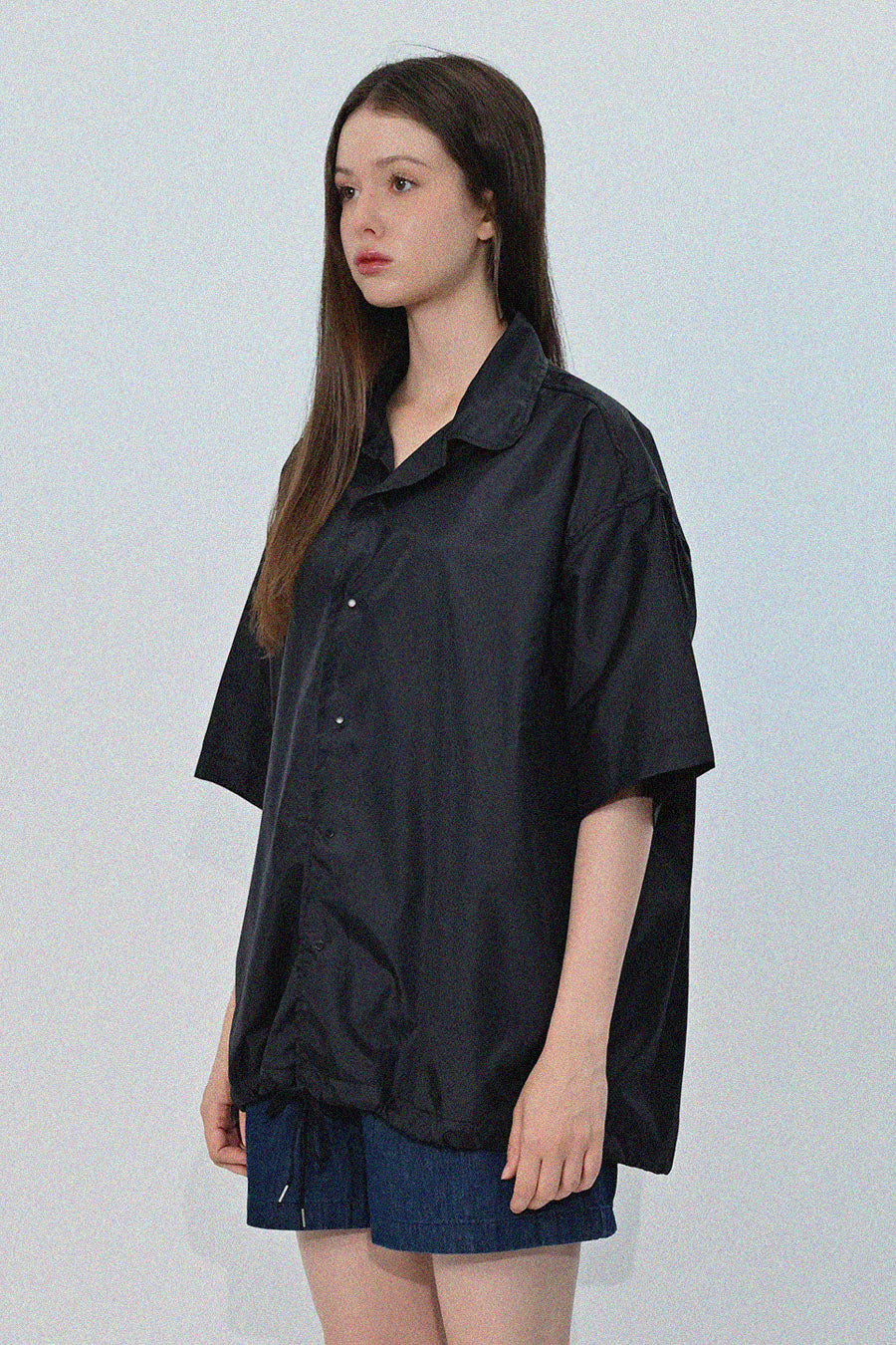 Ripstop Covered Shirt Jacket — D.Navy