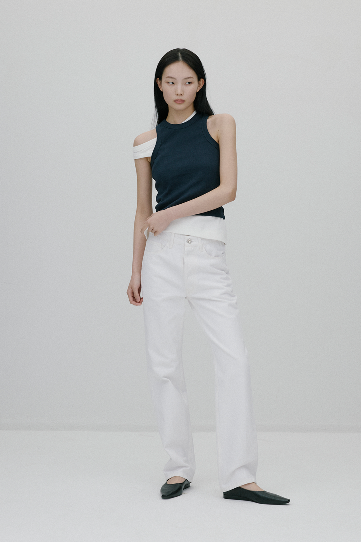 Horangee canton straight leg pants