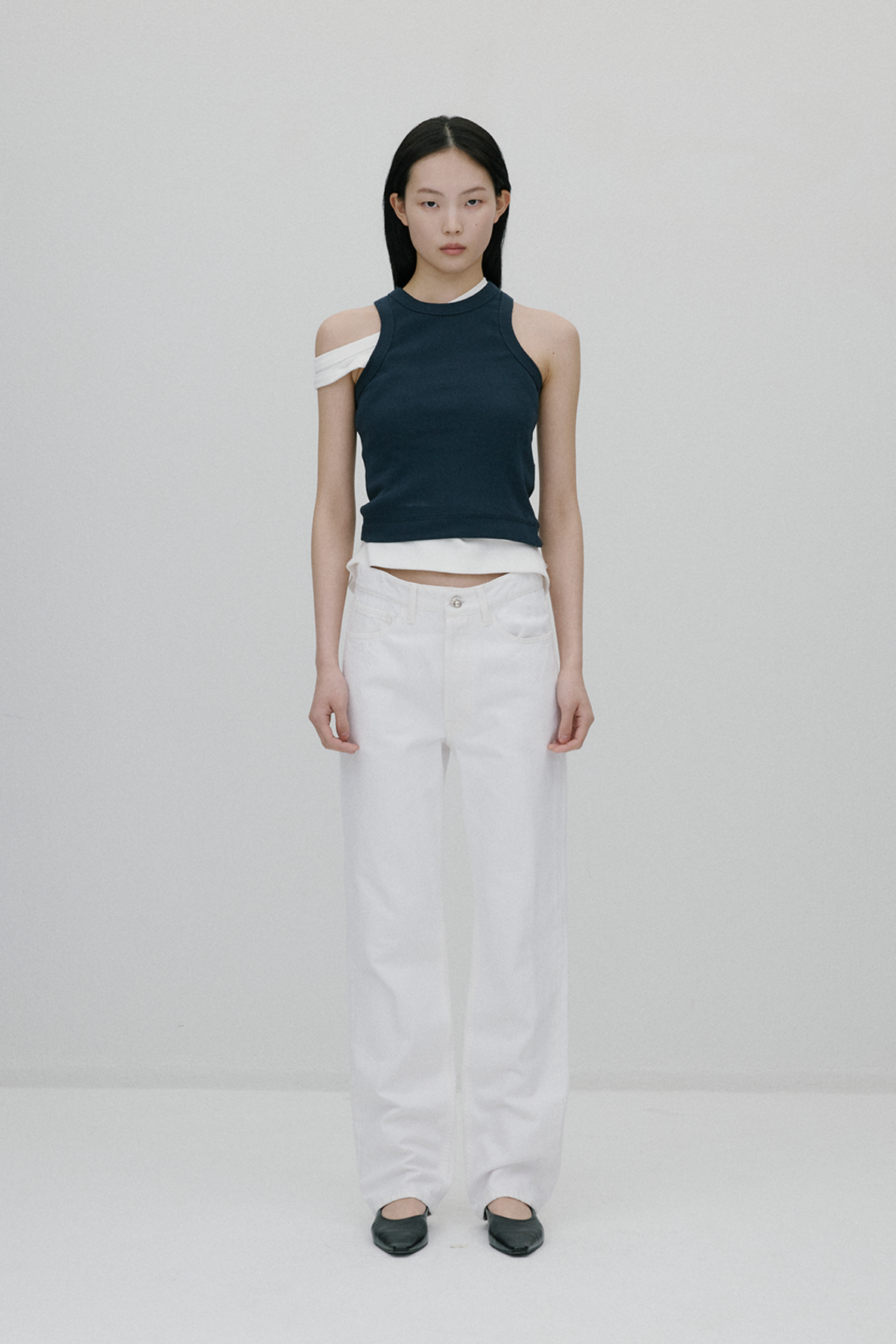 Horangee canton straight leg pants