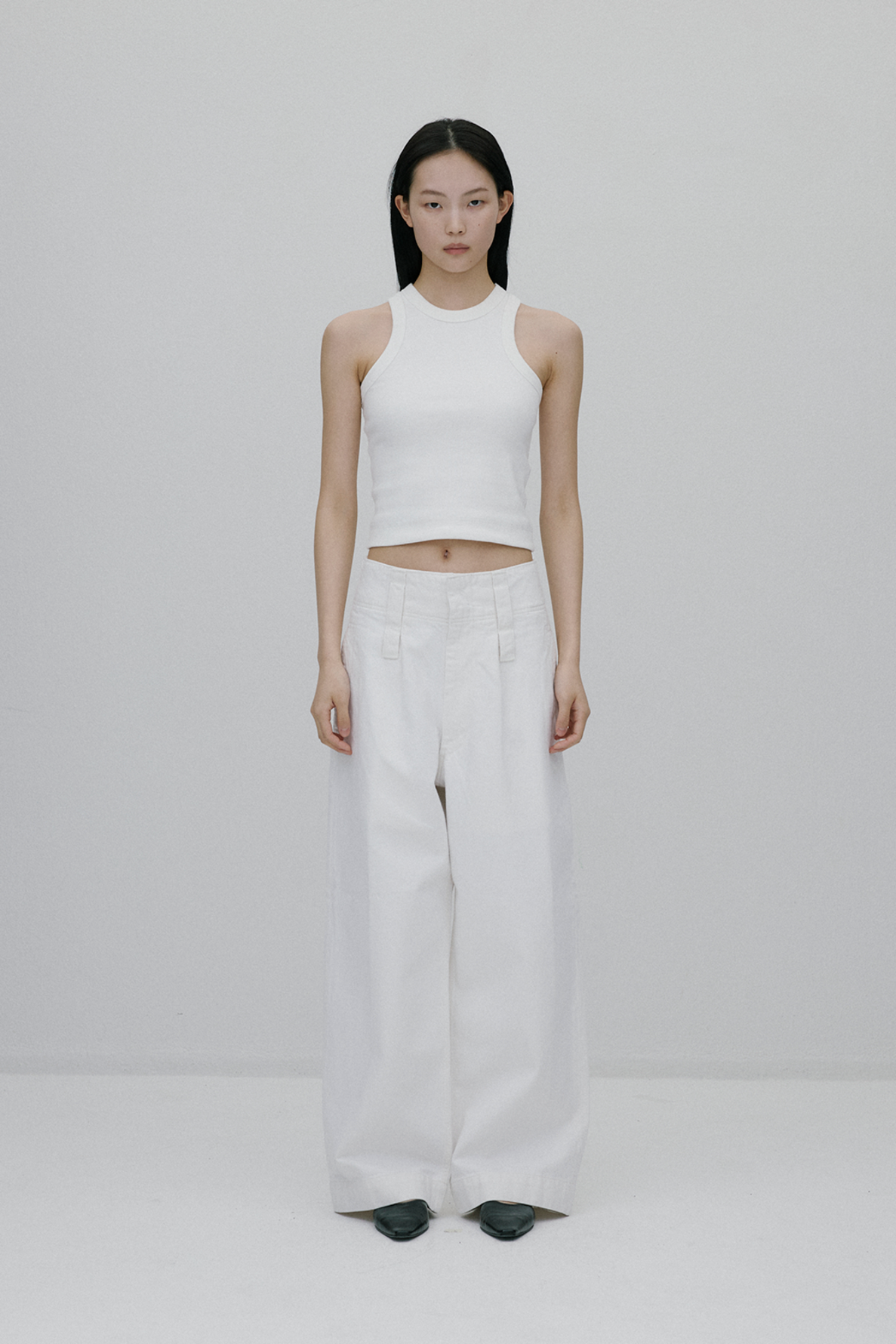 New high rise wide leg pants