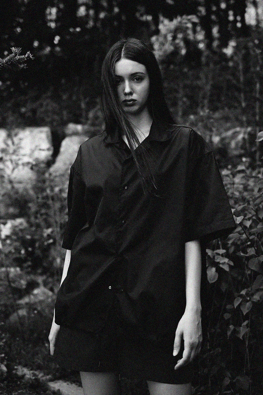 Ripstop Covered Shirt Jacket — D.Navy