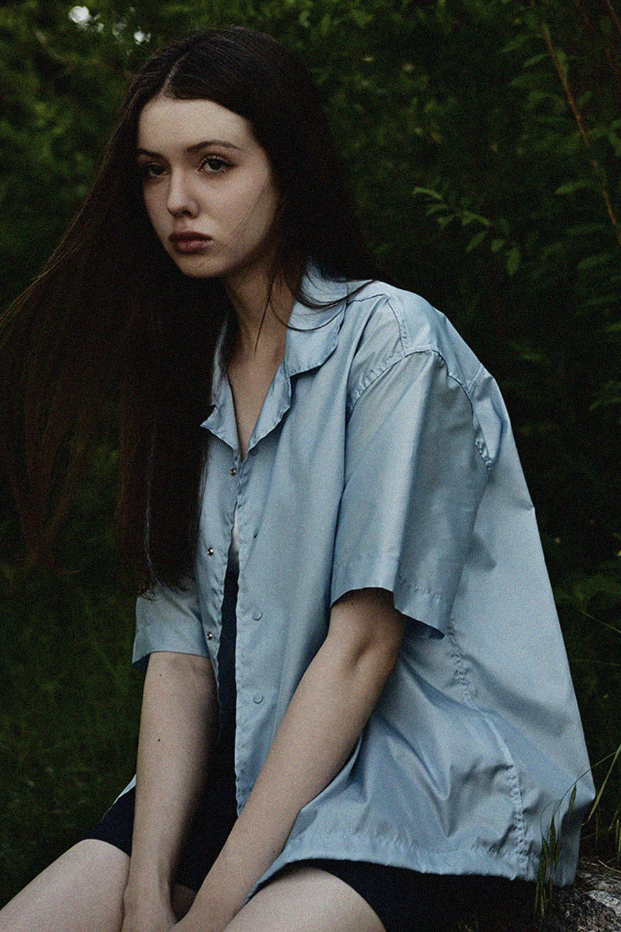 Ripstop Covered Shirt Jacket — S.Blue (Women's)