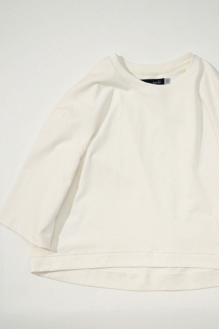 Sleeve Crop Cut-Sew — Pure Cotton
