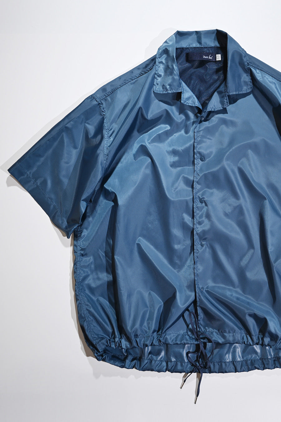 Ripstop Covered Shirt Jacket — Na.Indigo