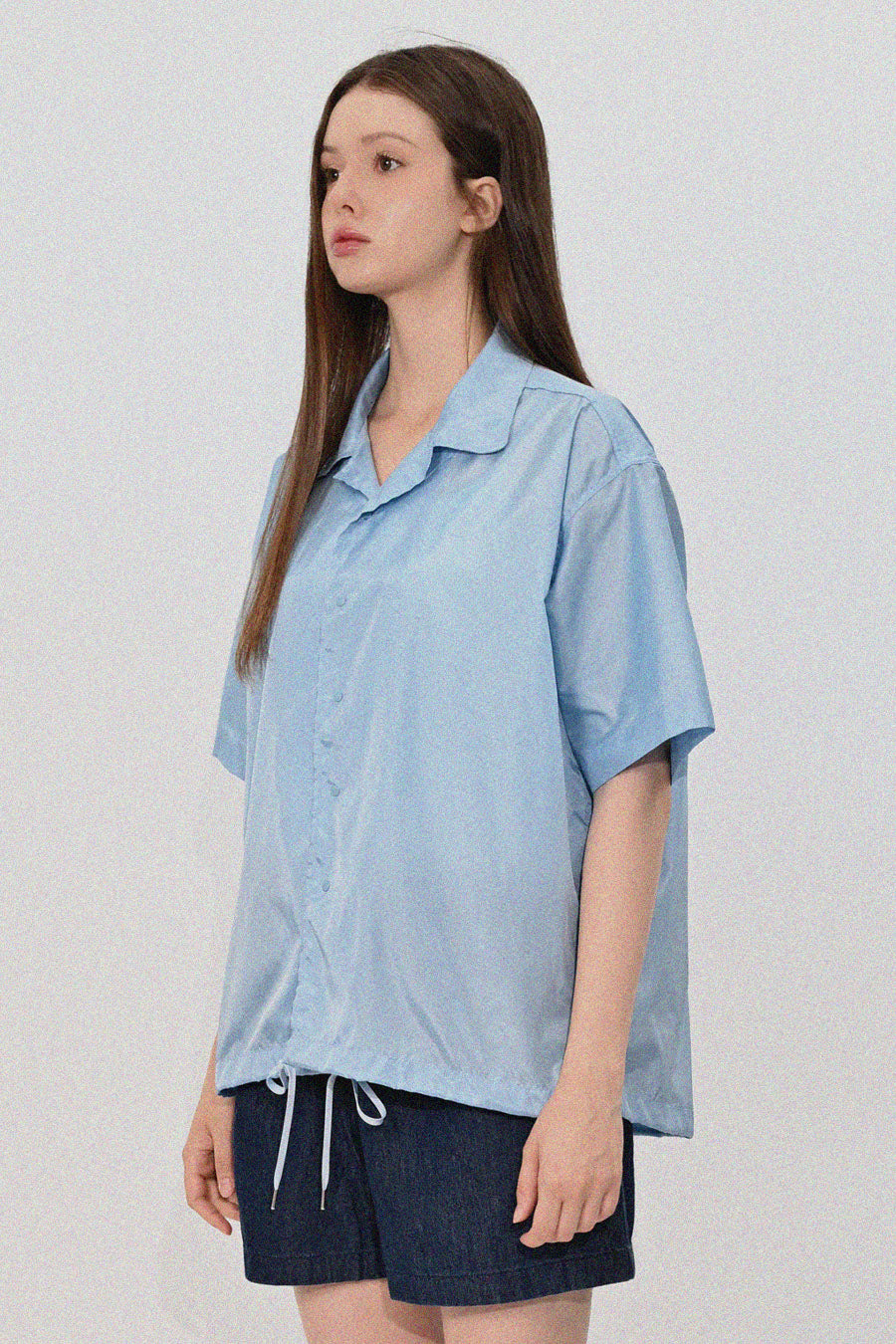 Ripstop Covered Shirt Jacket — S.Blue (Women's)