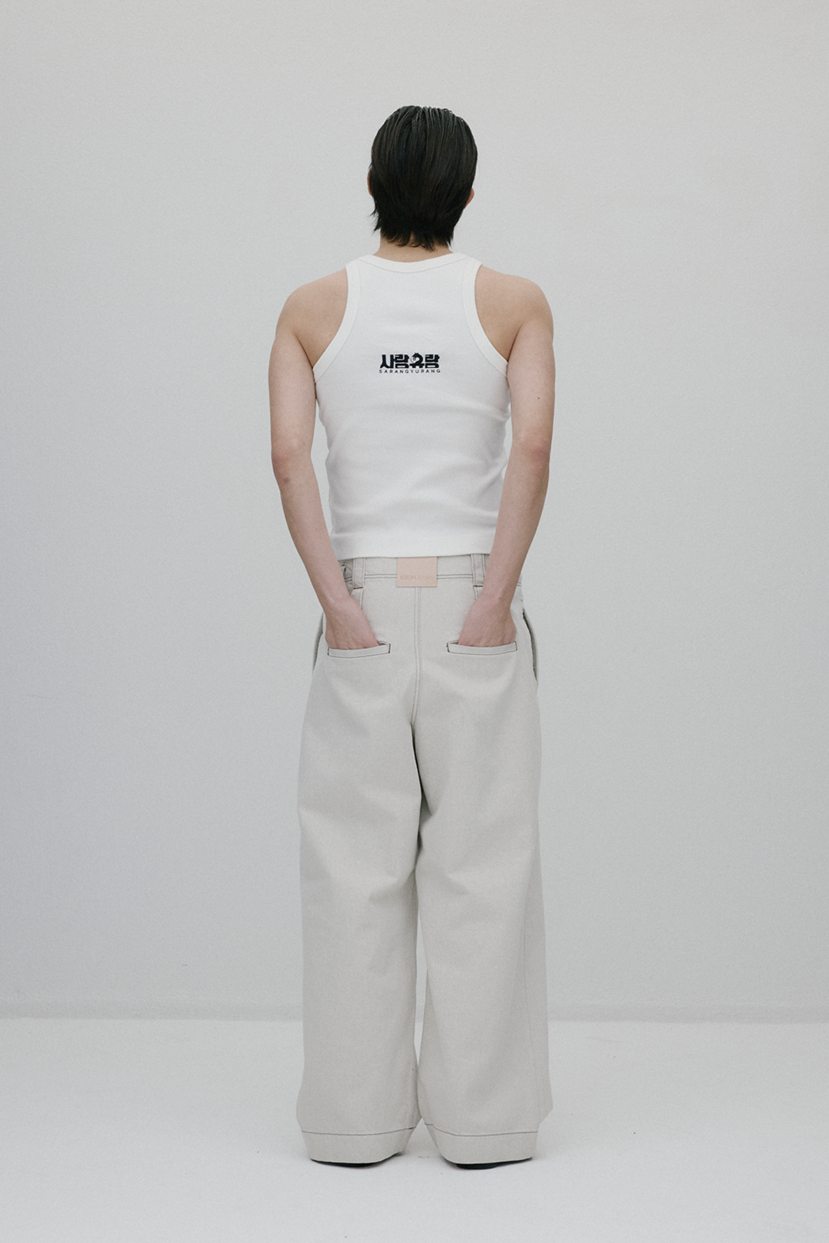 New high rise wide leg pants