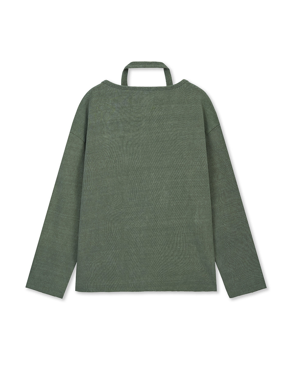 Vintage Graphic Layered Top — Khaki